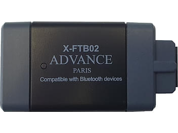 Transmetteur sans fil Bluetooth Advance Paris X-FTB02 aptX HD noir, vue de face